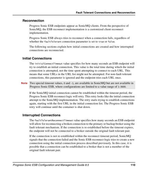 Progress Sonic ESB Configuration and Management Guide