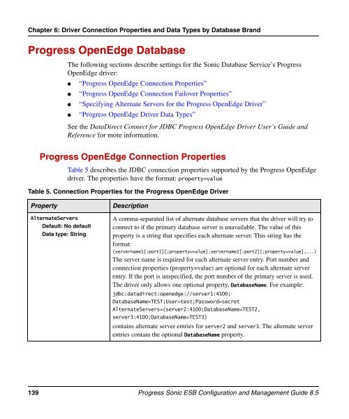 Progress Sonic ESB Configuration and Management Guide