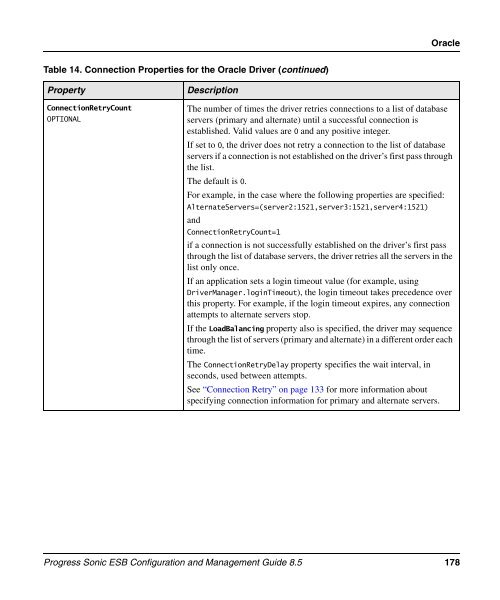 Progress Sonic ESB Configuration and Management Guide