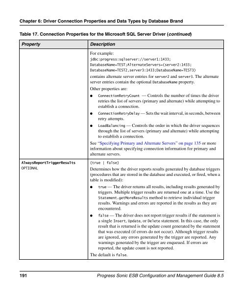 Progress Sonic ESB Configuration and Management Guide