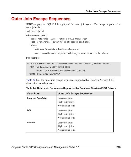 Progress Sonic ESB Configuration and Management Guide