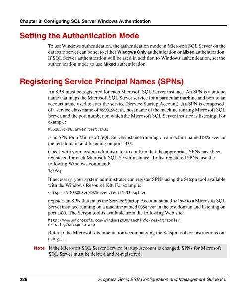 Progress Sonic ESB Configuration and Management Guide