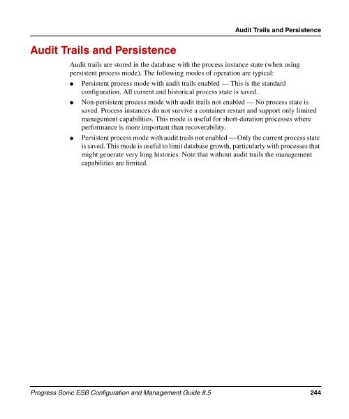 Progress Sonic ESB Configuration and Management Guide