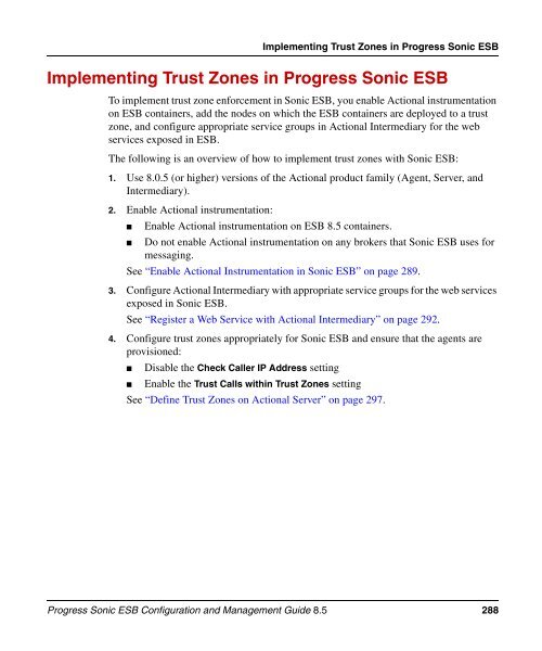 Progress Sonic ESB Configuration and Management Guide