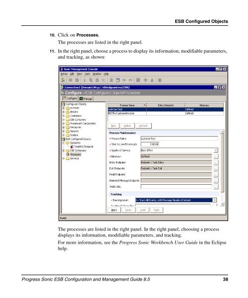 Progress Sonic ESB Configuration and Management Guide