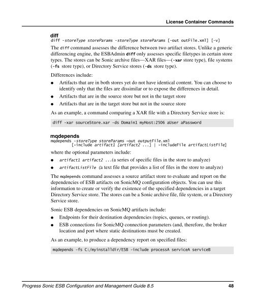 Progress Sonic ESB Configuration and Management Guide