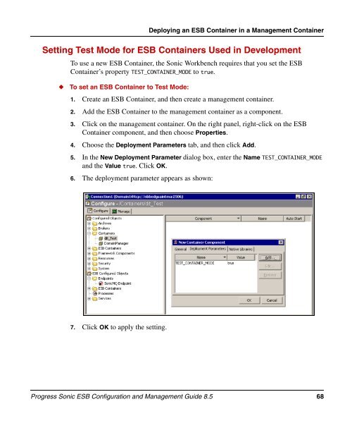 Progress Sonic ESB Configuration and Management Guide