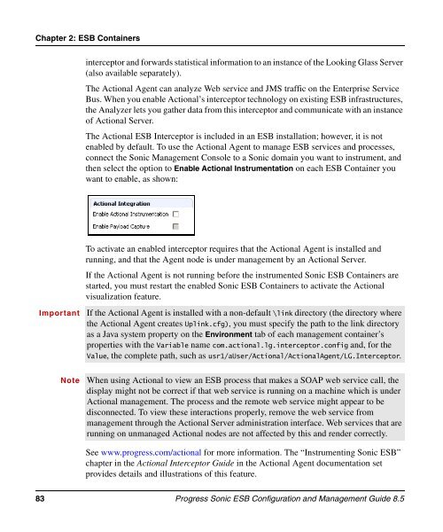 Progress Sonic ESB Configuration and Management Guide