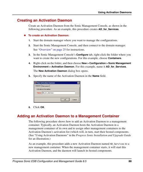 Progress Sonic ESB Configuration and Management Guide