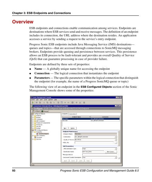 Progress Sonic ESB Configuration and Management Guide