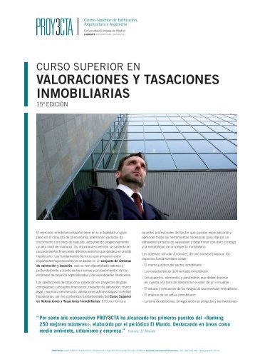 VALORACIONES Y TASACIONES INMOBILIARIAS - Tinsa