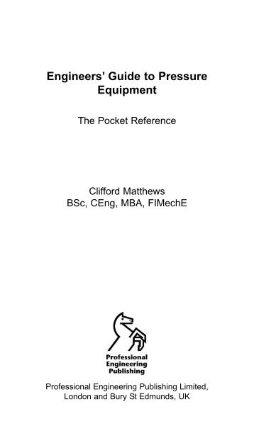 Engineers' Guide to Pressure Equipment - Index of