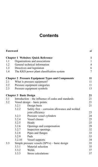 Engineers' Guide to Pressure Equipment - Index of