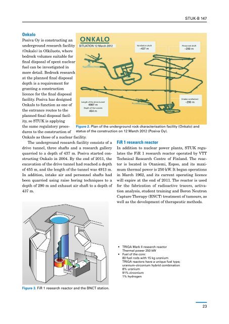 Regulatory oversight of nuclear safety in Finland. Annual ... - STUK