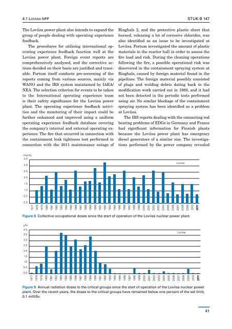 Regulatory oversight of nuclear safety in Finland. Annual ... - STUK