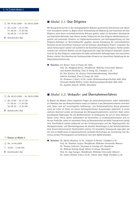 LL.M. / EMBA - M&A Alumni Deutschland eV