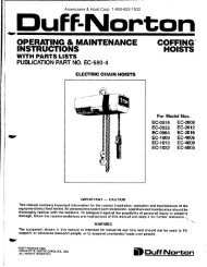 EC Series, 680-4 - Coffing Hoists, Coffing Hoist Parts