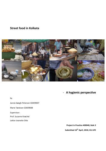 Street food in Kolkata ‐ A hygienic perspective - InnoAid