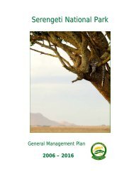 Serengeti General Management Plan