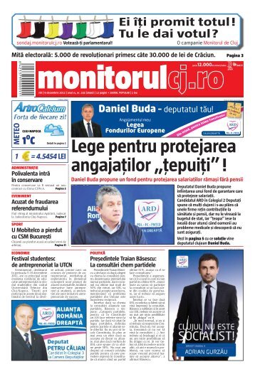 Lege pentru protejarea angajaţilor „ţepuiţi” ! - Monitorul de Cluj