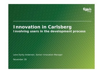 Innovation in Carlsberg