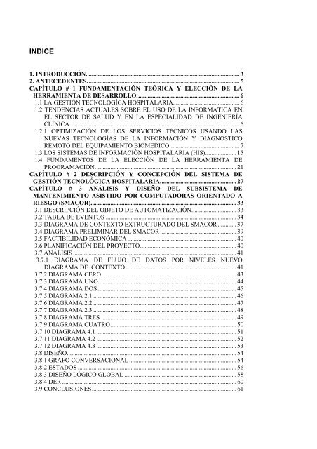 sistema de gestión tecnologica hospitalaria v 1.0 - Computer Vision ...