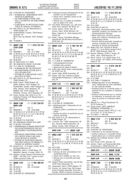 Bulletin 2010/45 - European Patent Office