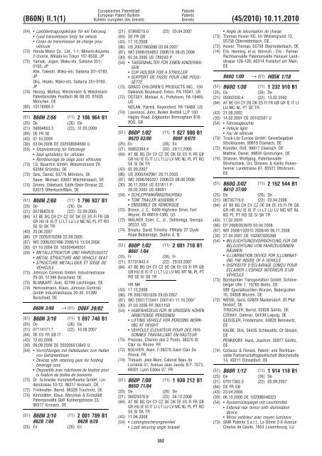 Bulletin 2010/45 - European Patent Office