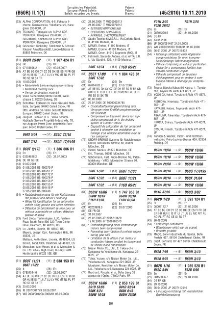 Bulletin 2010/45 - European Patent Office