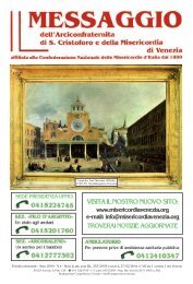 NEWS sodalizio - Misericordia Venezia