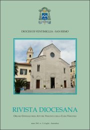 RIVISTA DIOCESANA - Diocesi di Ventimiglia - San Remo