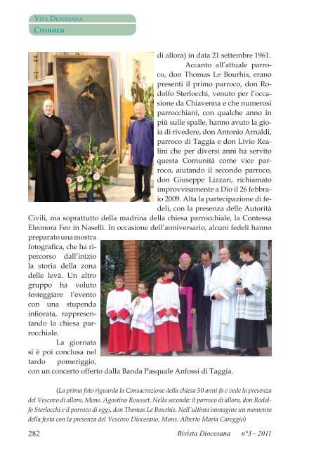 RIVISTA DIOCESANA - Diocesi di Ventimiglia - San Remo