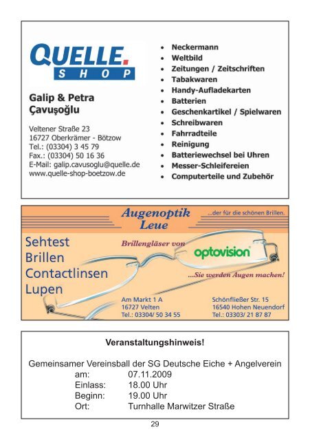 Freiwillige Feuerwehr - Feuerwehr Marwitz