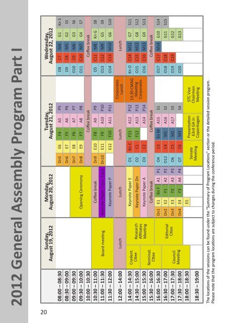 Program - 62nd CIRP General Assembly Hong Kong, China. 2012