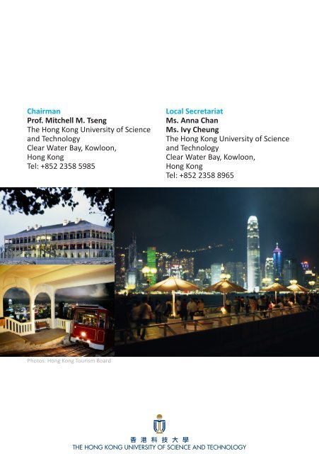 Program - 62nd CIRP General Assembly Hong Kong, China. 2012