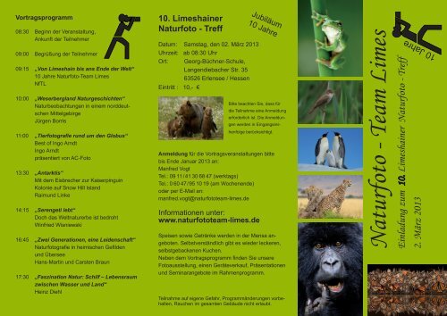 Download Programm - Naturfoto-Team Limes