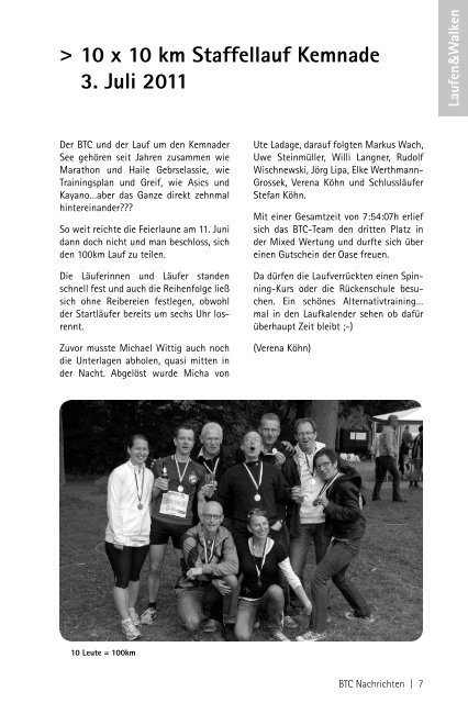 BTC Nachrichten Nr. 100 - Dezember 2011 - Baukauer Turnclub in ...