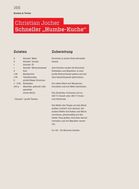 Das s- Kochbuch