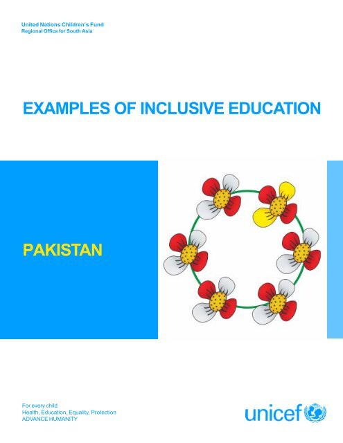 examples of inclusive education pakistan - UNESCO Islamabad