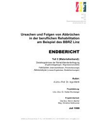 Prof. Ingo Moerth - Publikationen: Ursachen und Folgen von ...