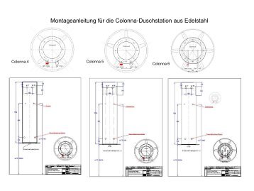 Montageanleitung für die Colonna-Duschstation ... - Heinrich Haug AG