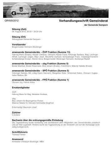 GR_005_2012 (238 KB) - .PDF - Gemeinde Gampern