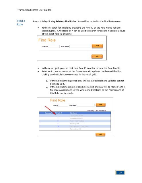 Transaction Express User Guide - Merchant Service Group