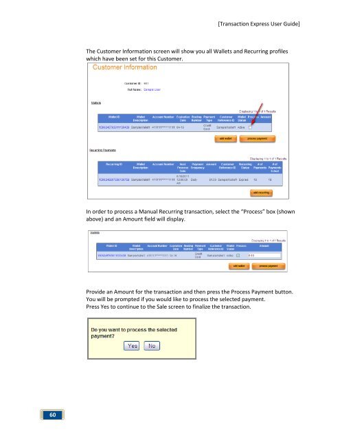 Transaction Express User Guide - Merchant Service Group