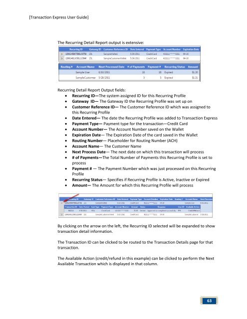 Transaction Express User Guide - Merchant Service Group