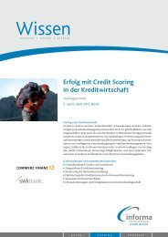 Erfolg mit Credit Scoring in der Kreditwirtschaft - Arvato Infoscore ...