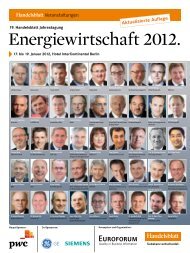 Energiewirtschaft 2012. - Arvato Infoscore GmbH