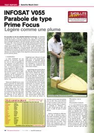 INFOSAT V055 Parabole de type Prime Focus