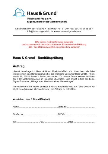zum solvenzcheck formular haus grund rlp
