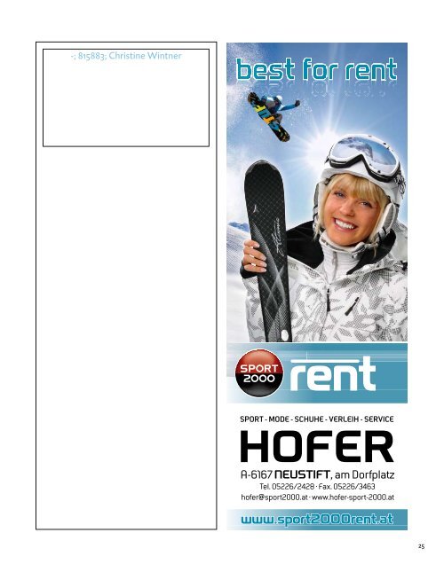 Stubai Magazin